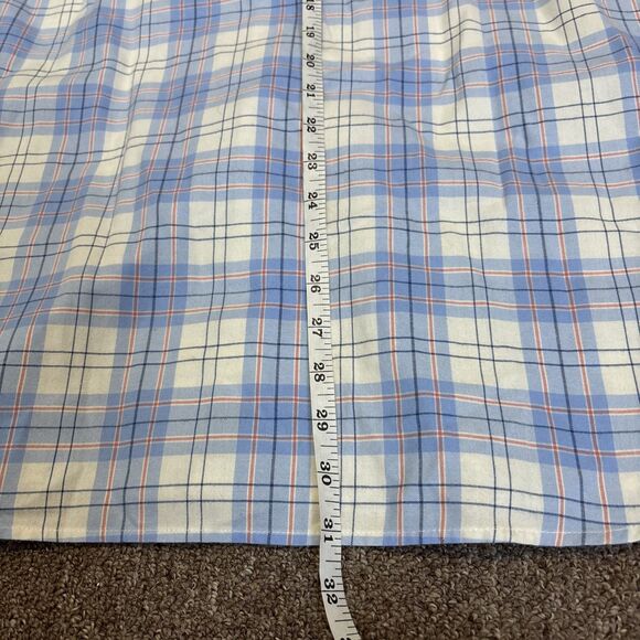 NWT LL Bean XL Wringle Free Cotton Plaid Comfort Oxford Slightly Fitted 513829 - Picture 2 of 7